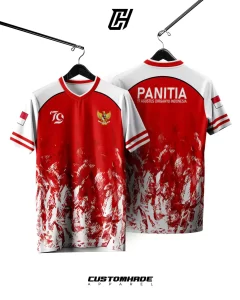 JERSEY PANITIA 17 AGUSTUS HUT RI INDONESIA 80 TH 1