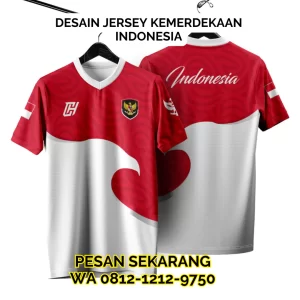 desain jersey kemerdakaan indonesia