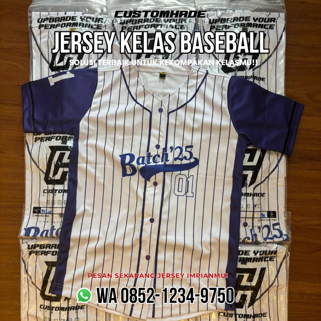 jersey kelas baseball Customhade id