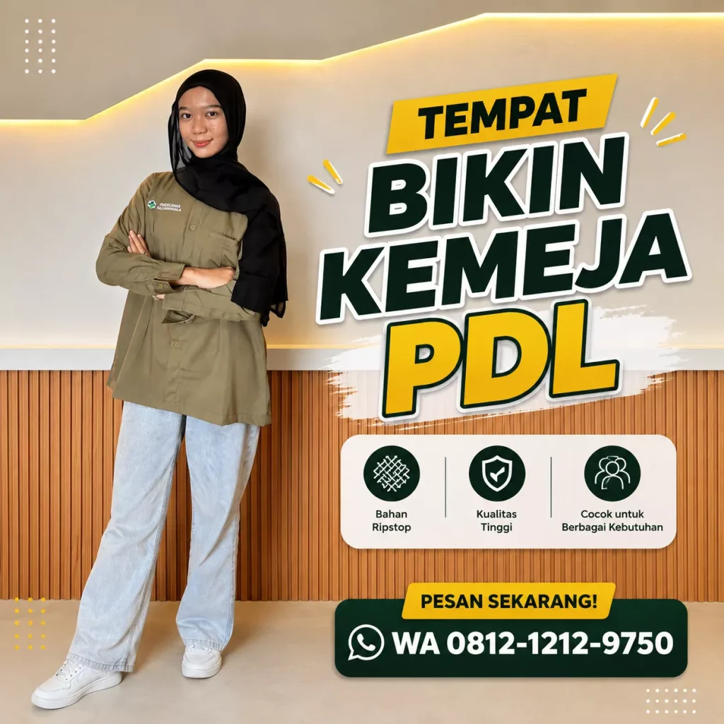 Tempat bikin kemeja bahan ripstop di Bandung