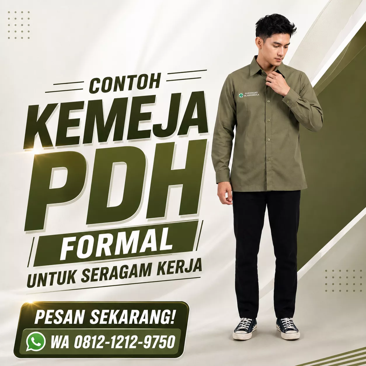 contoh kemeja pdh formal