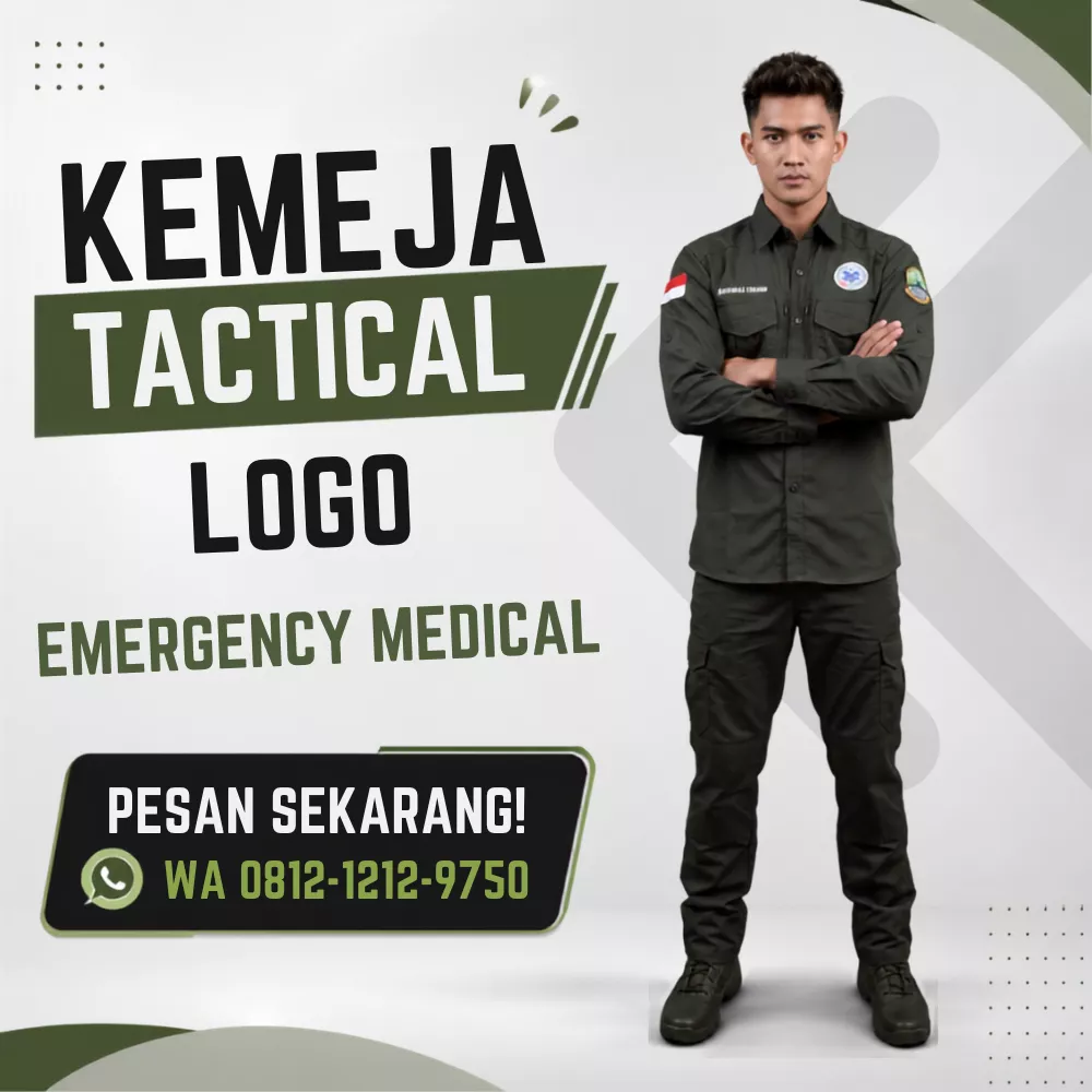 vendor kemeja bordir logo emergency medical