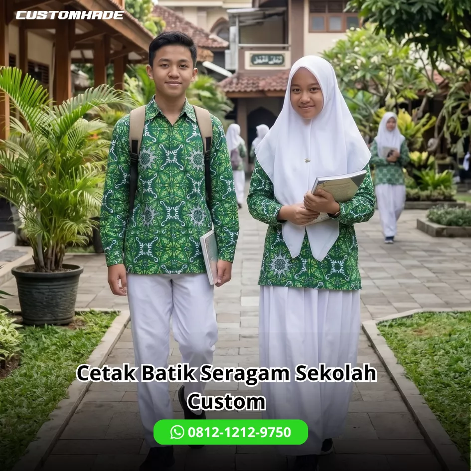 Cetak Batik Seragam Sekolah Custom 2