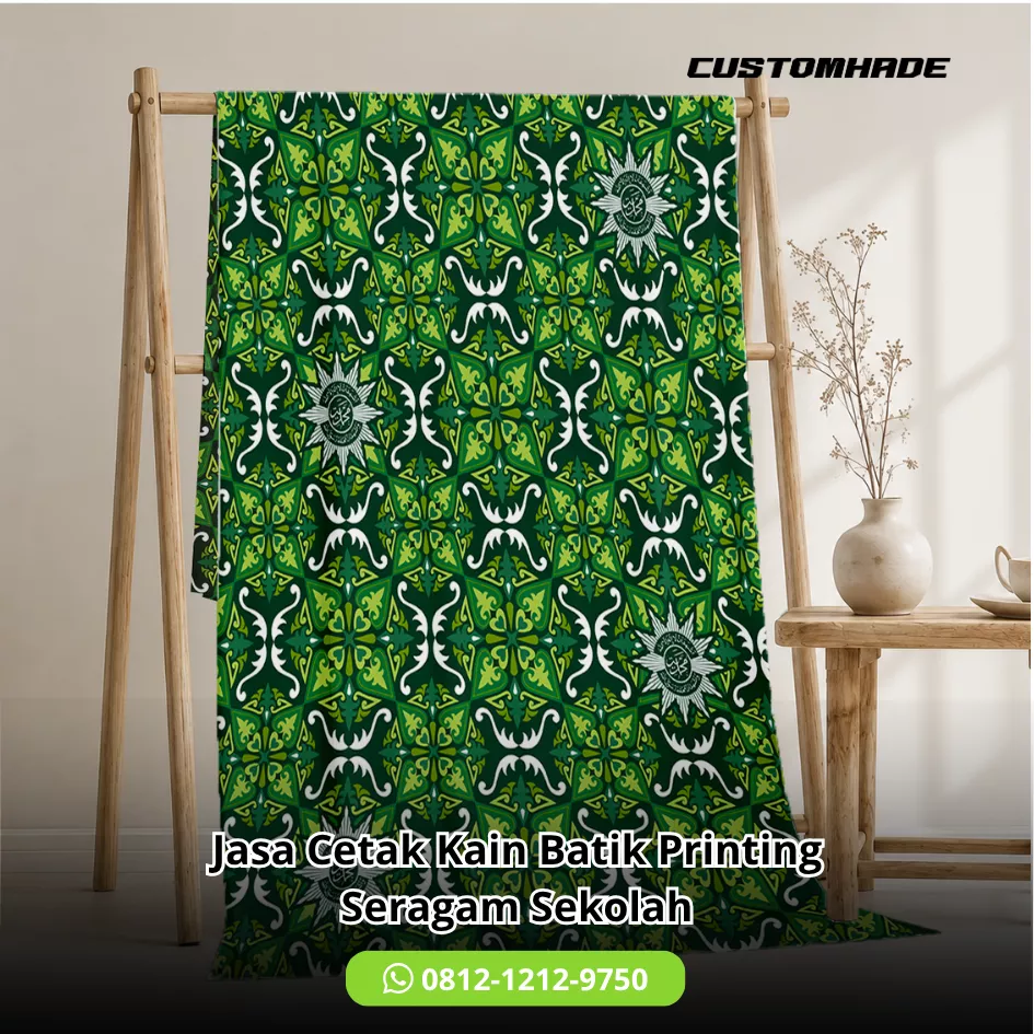 Jasa Cetak Batik Seragam Sekolah Printing