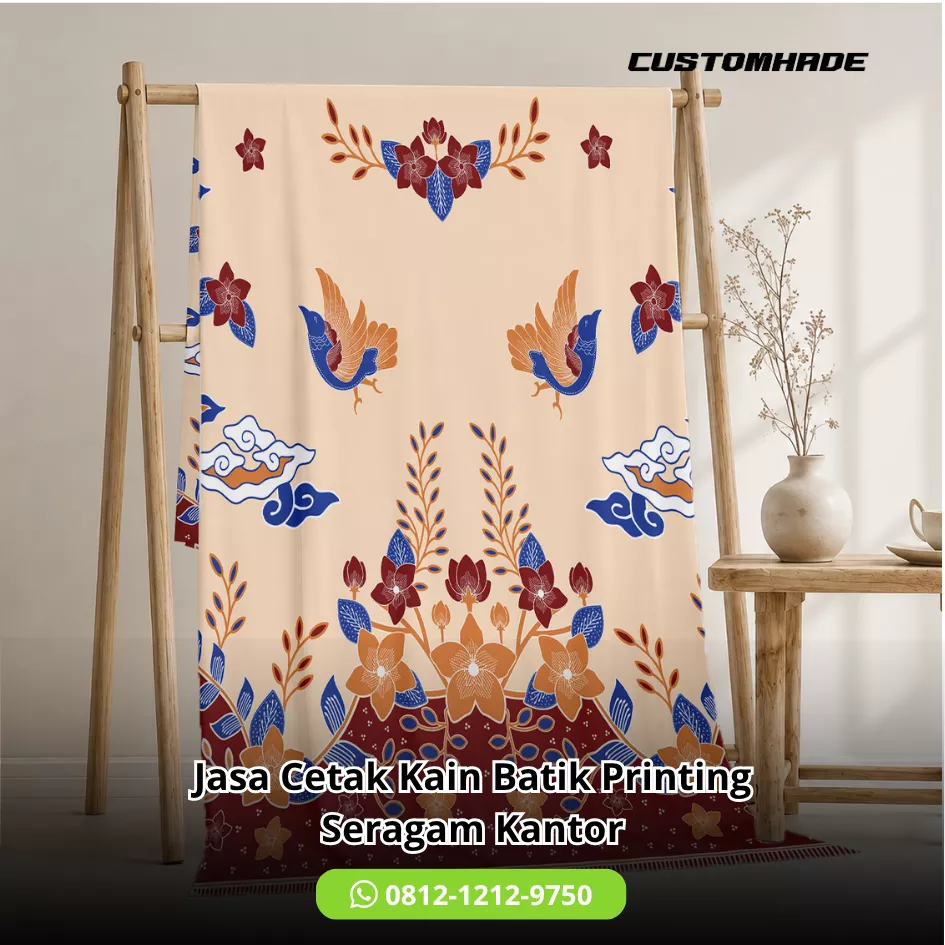 Jasa Cetak Kain Batik Printing Seragam Kantor